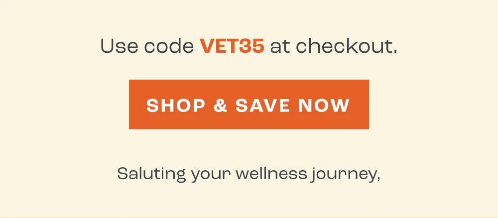 35% off sitewide with code VET35