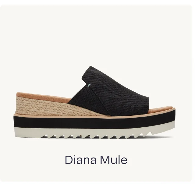 Diana Mule Wedge Sandal