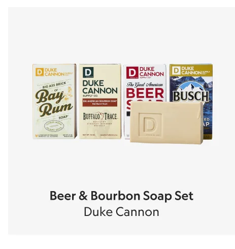 Beer & Bourbon Soap Set