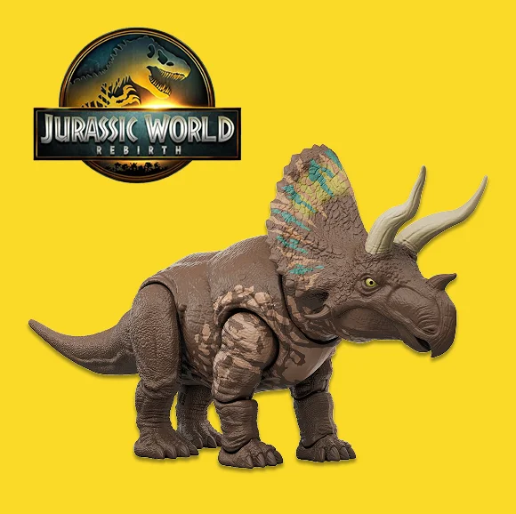 Jurassic World Rebirth Gigantic Thrashers Eotriceratops