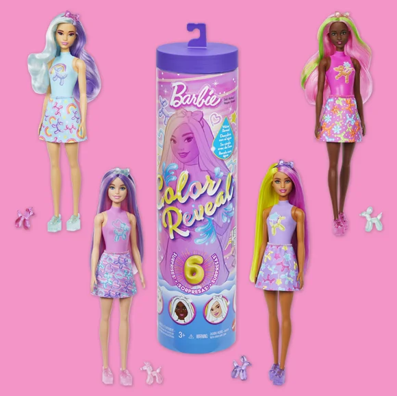 Barbie Color Reveal Balloon Animals Doll
