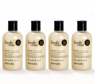 philosophy travel 4pc 8oz mini shower gel collection