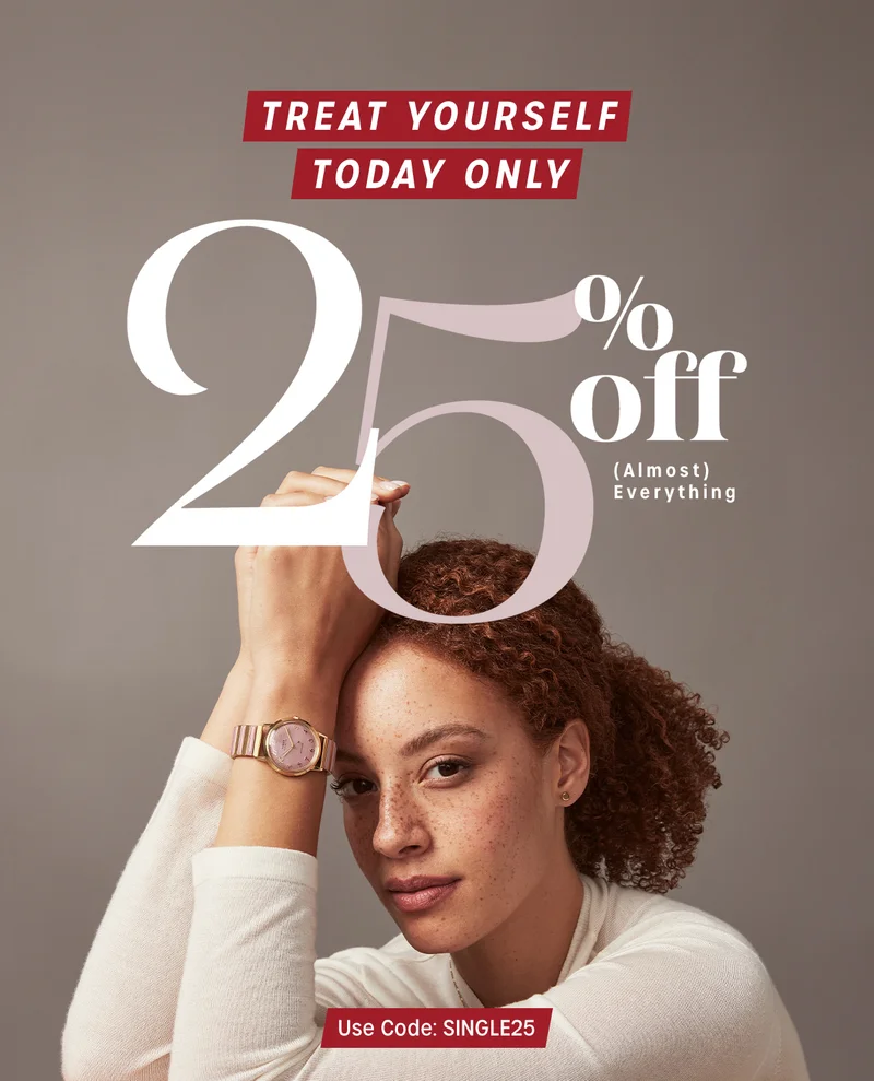TREAT YOURSELF TODAY ONLY | 25% off (Almost) Everything | Use Code: discount code