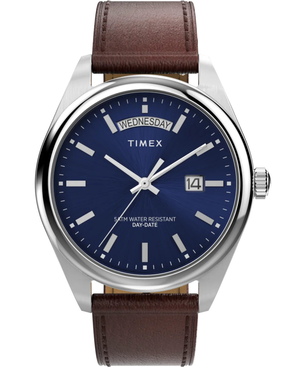 Image of Timex Legacy 41mm Leather Strap Watch