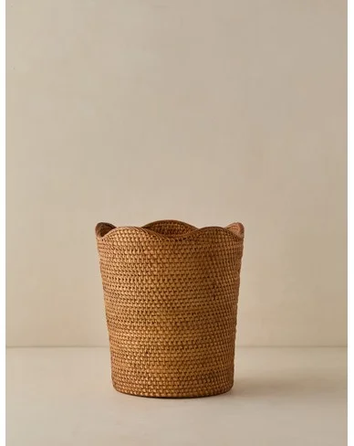 Tyna Rattan Wastebin-Natural