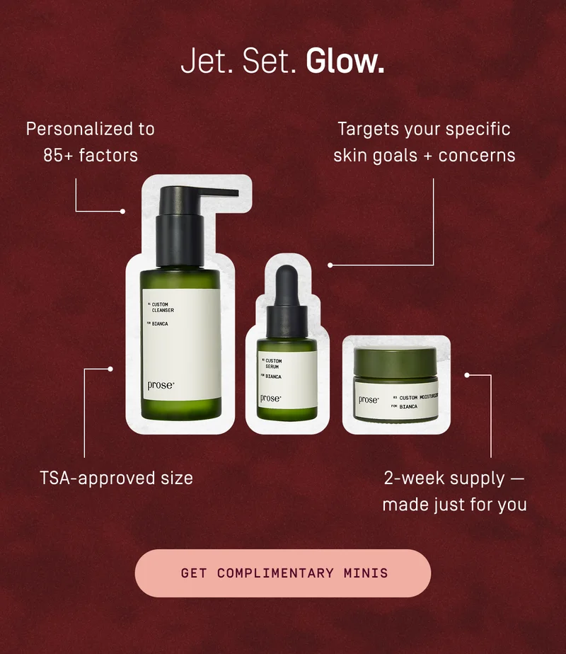Get custom skincare
