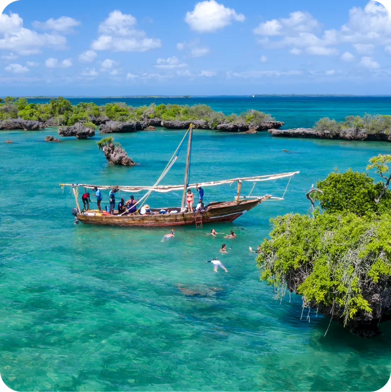 Snorkeling in Tanzania