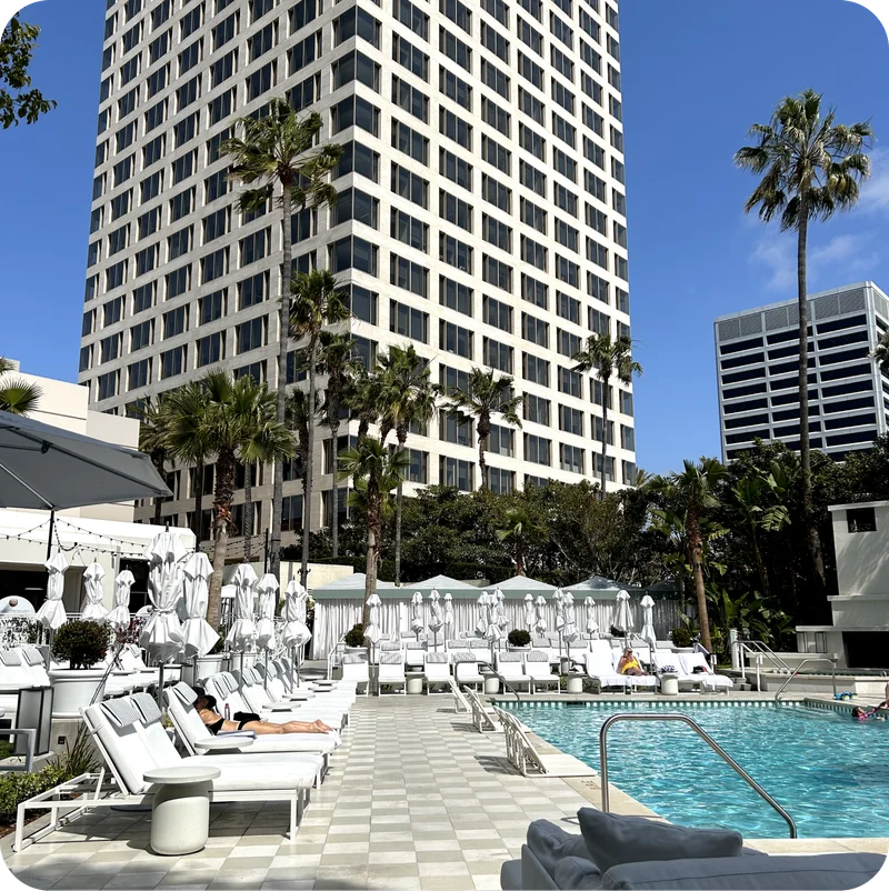 Poolside at the Pendry