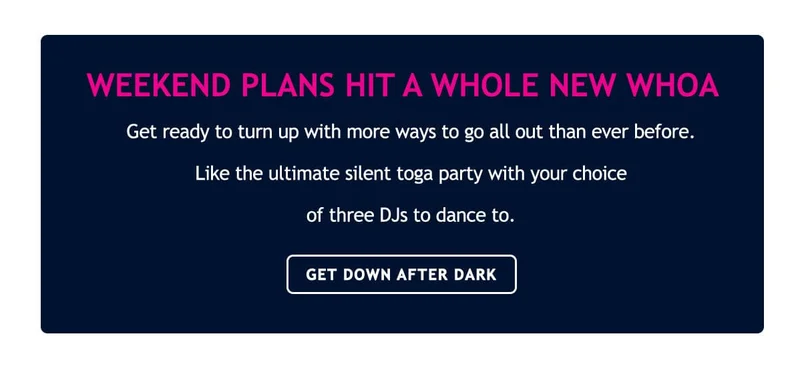 WEEKEND PLANS HIT A WHOLE NEW WHOA