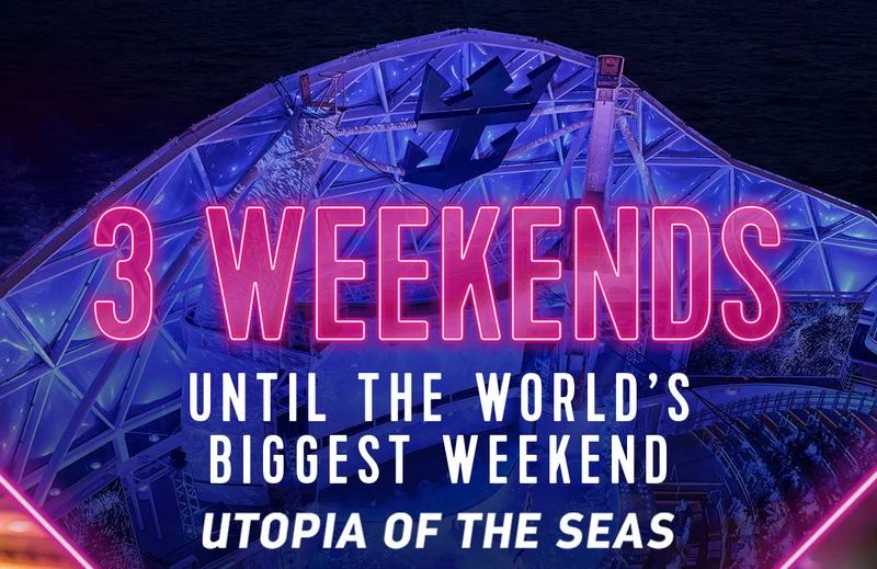 3 WEEKENDS UNTIL THE WORLD'S BIGGEST WEEKEND