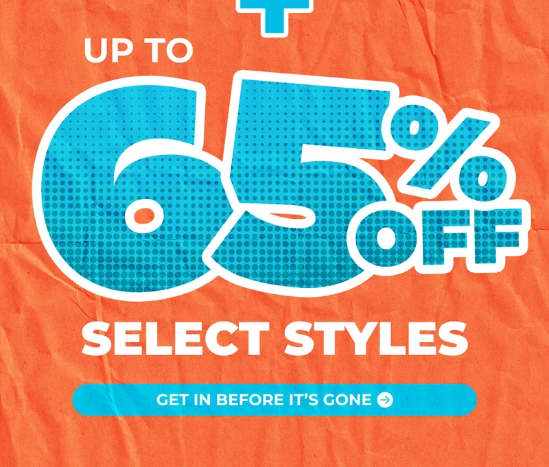 + Up To 65% Off Select Styles