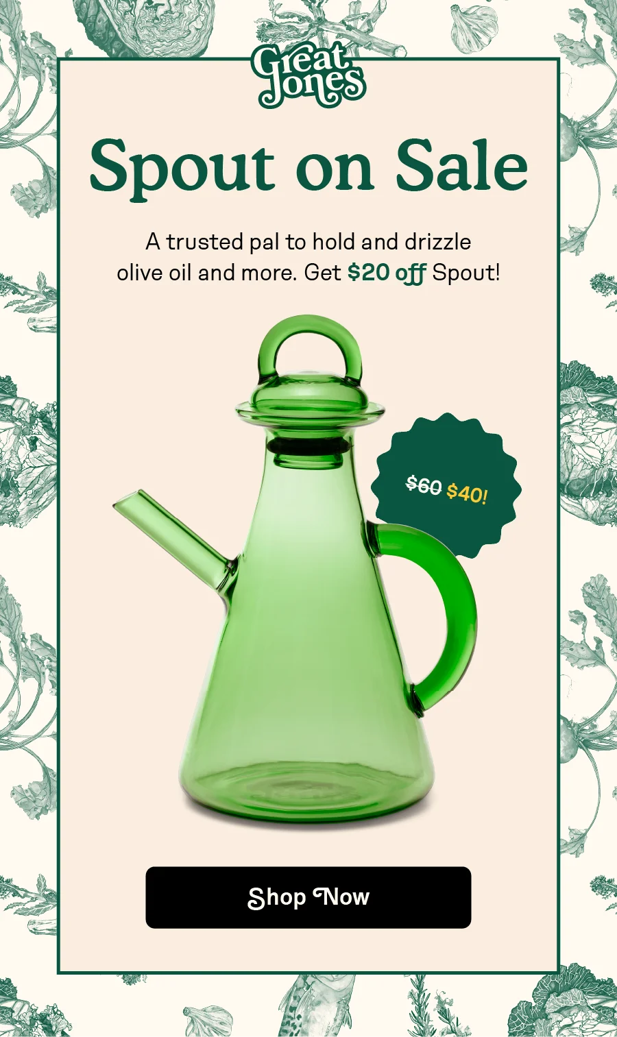Spout on sale!