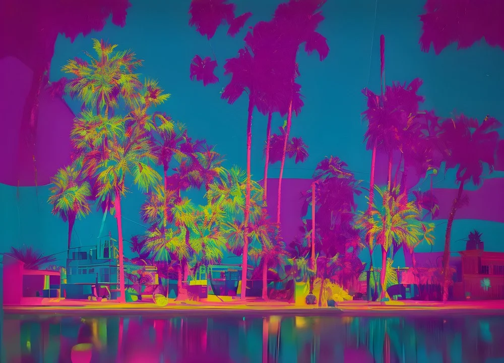 Image of Miami at night