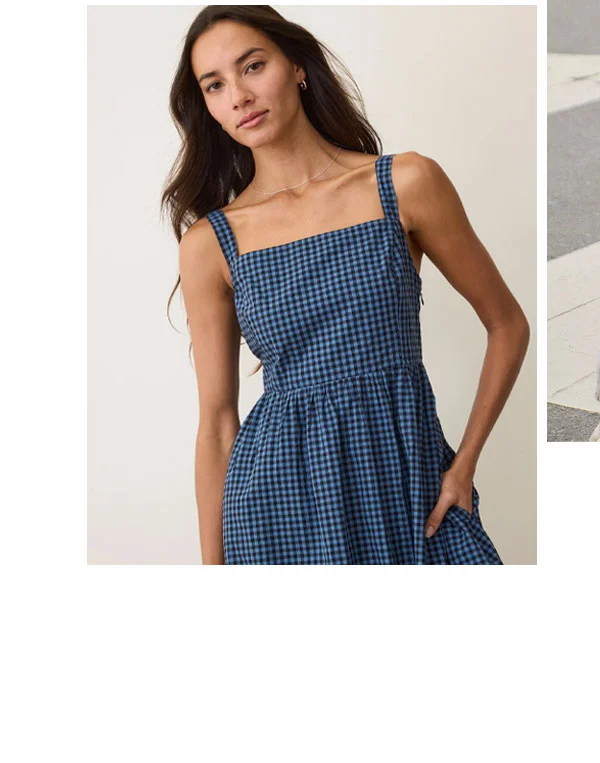 Demi Poplin Midi Dress
