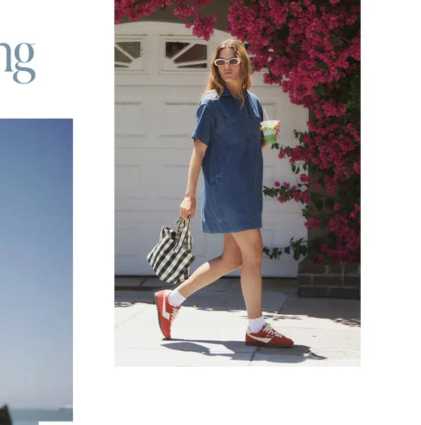 Liza Denim Mini Dress