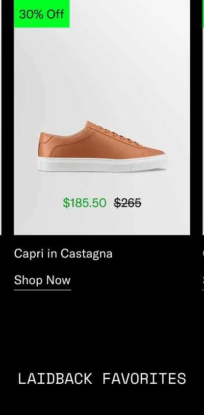 Capri in Castagna. Shop Now