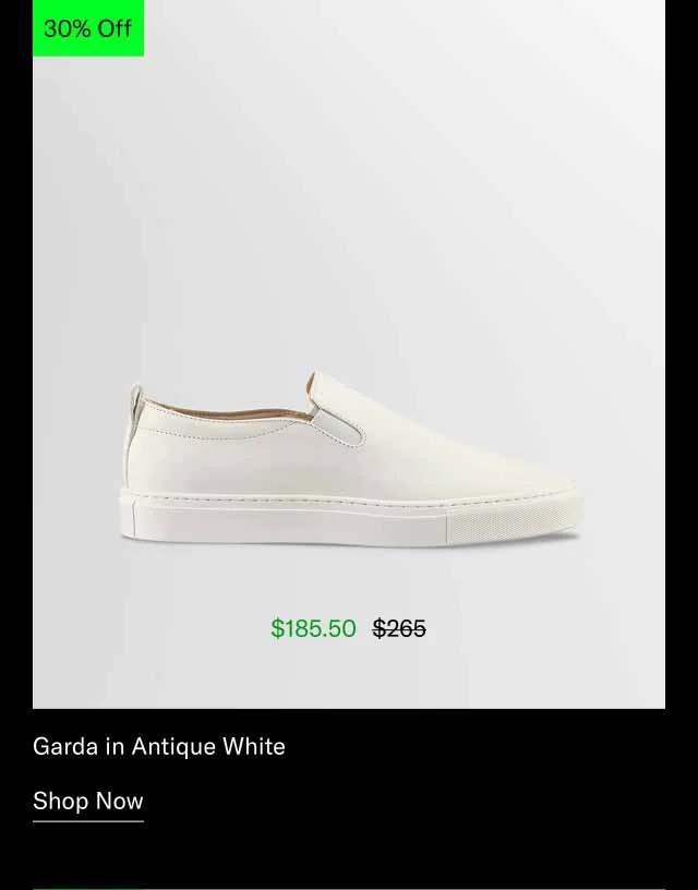 Garda in Antique White. Shop Now