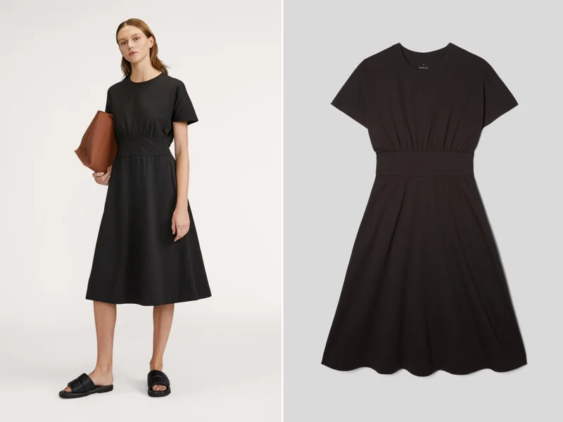 [image]The Organic Cotton Waisted Dress
