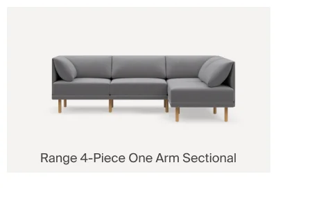 range-plus-4-piece-one-arm-sectional