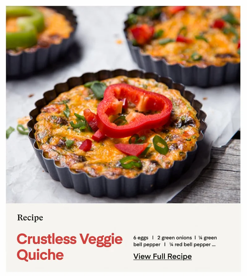 Veggie Quiche Recipe