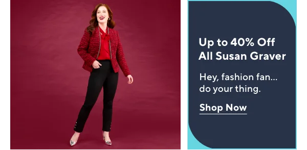 up to 40$ off all susan graver