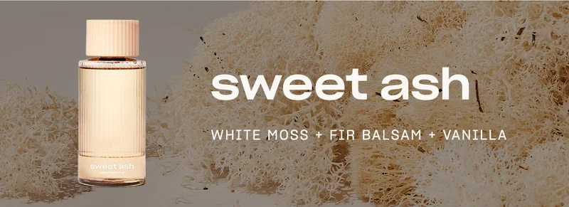 sweet ash white moss + fir balsam + vanilla