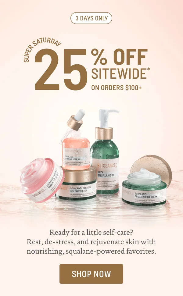25% Off Sitewide On Orders $100+