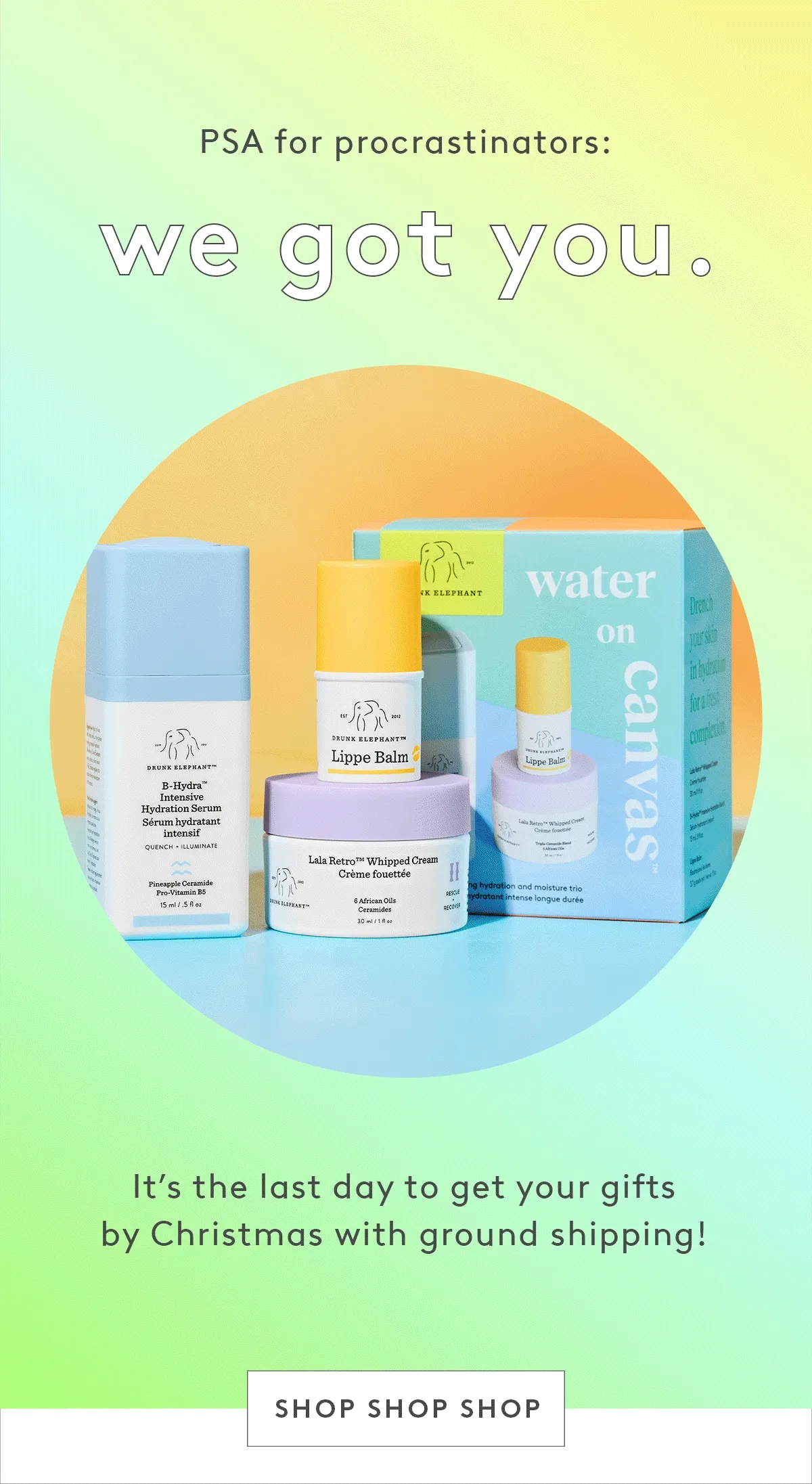 Get Your Gifts In Time With Free Ground Shipping