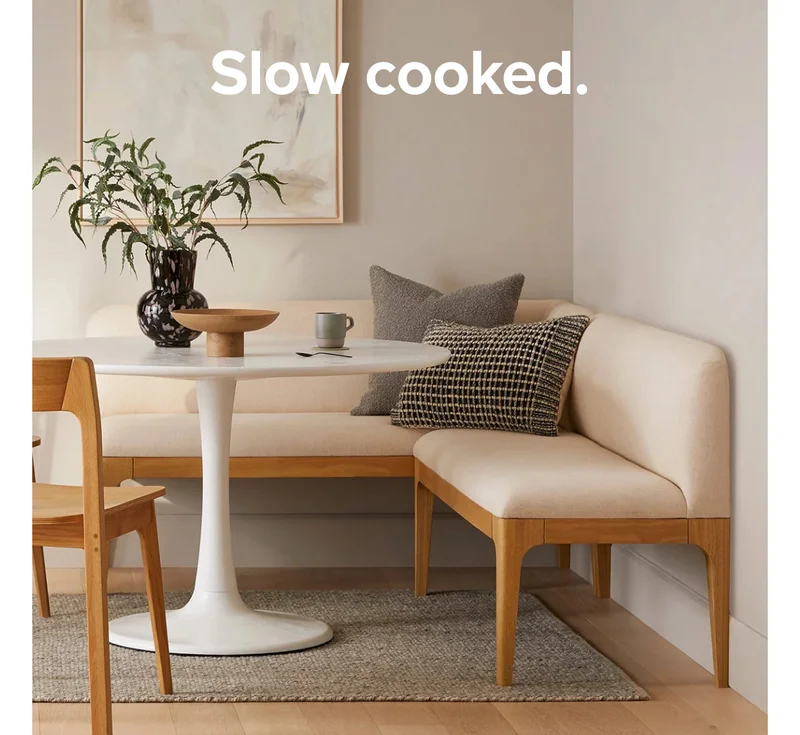 Slow cooked.