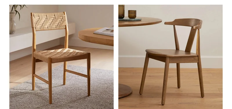 Comfortable seating with relaxed edges will have friends and family lingering around the table long after the dining is done.