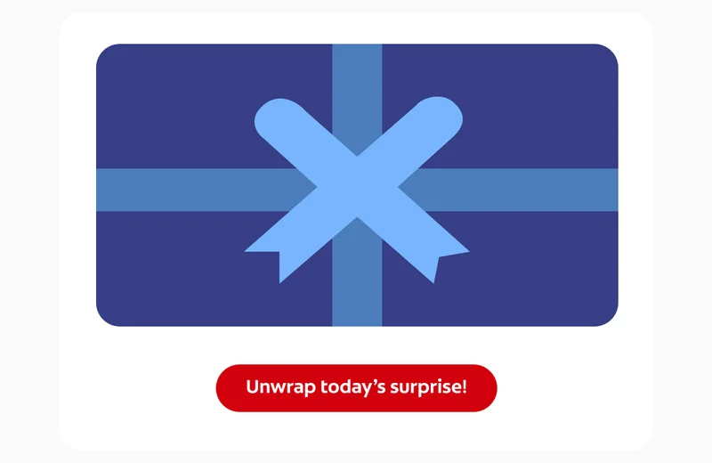 Click here to unwrap today’s surprise!