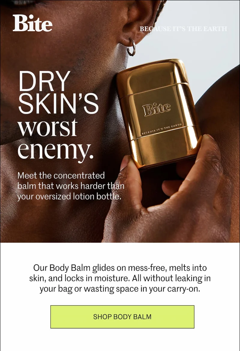 Dry skin's worst enemy.