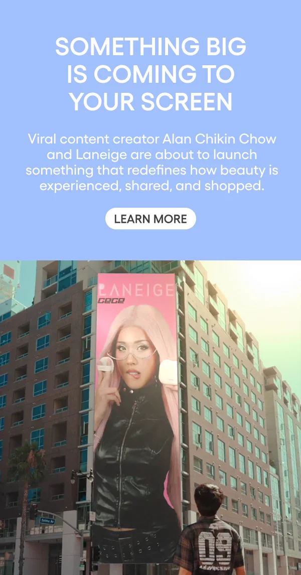 Alan Chikin Chow and Laneige are about to launch something that redefines how beauty is experienced, shared, and shopped.