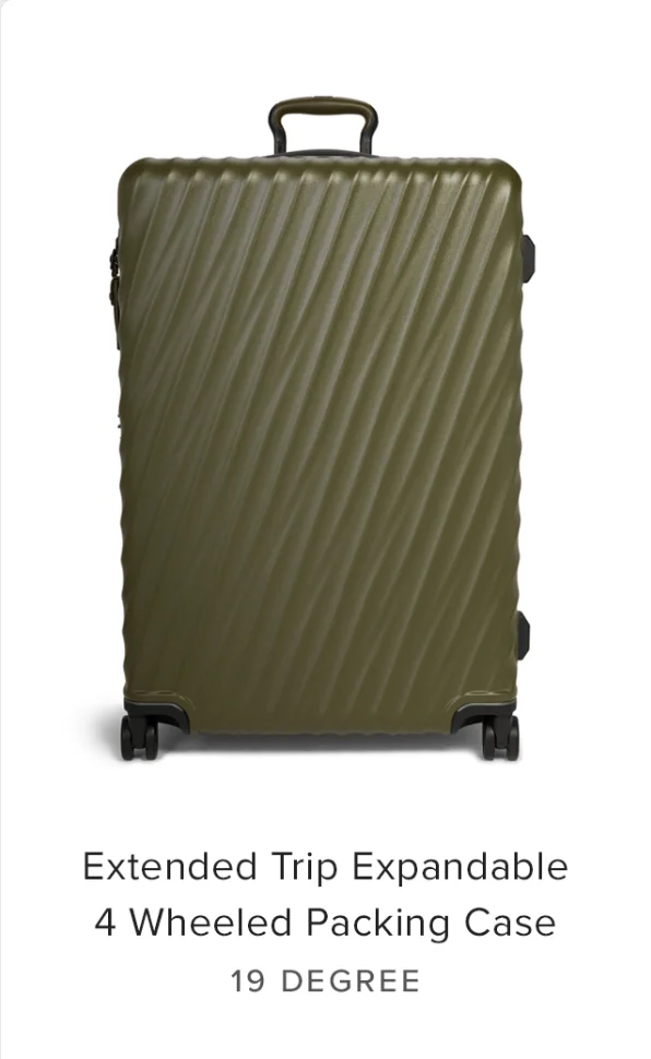 Extended Trip Expandable 4 Wheeled Packing Case