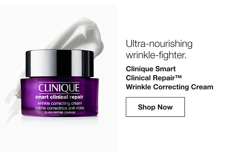 Ultra-nourishing wrinkle-fighter. Clinique Smart Clinical Repair™ Wrinkle Correcting Cream | Shop Now