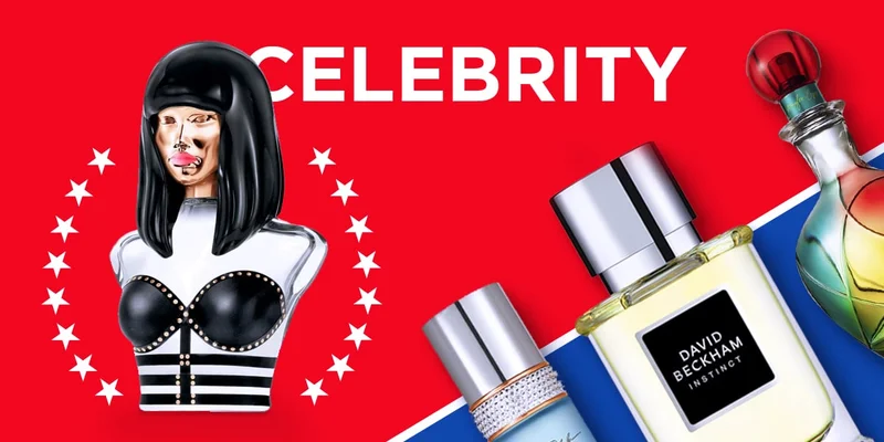 Display of celebrity scents