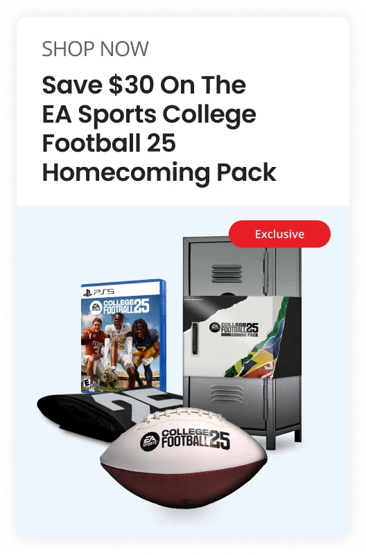 SHOP NOW Save $30 on The EA Sports College Football 25 Homecoming Pack Exclusive