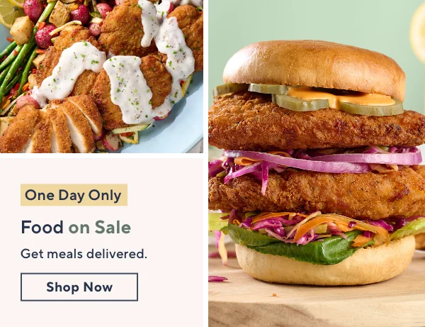 food on sale