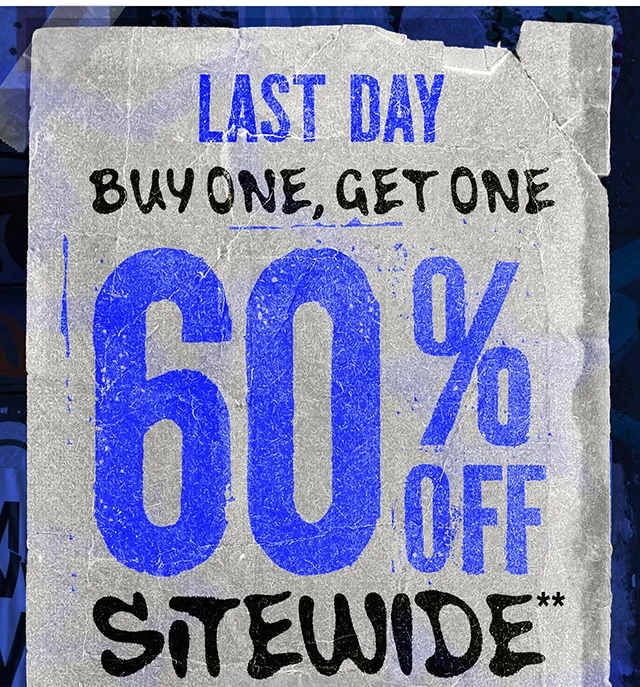 Last Day! Buy One, Get One 60 Percent Off Sitewide. Exclusions Apply. HT Rewards Exclusive. Earn Double Hot Cash In-Store And Online Today. Shop Now