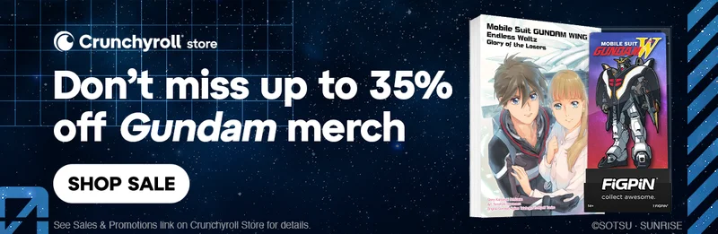 Don't miss up to 35% off Gundam merch. Shop Sale.