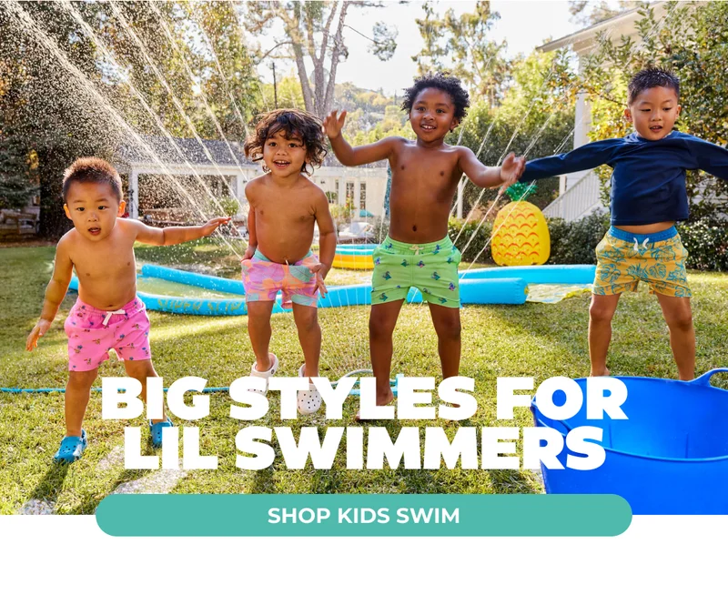 Big Styles For Little Swimmers - SHOP KIDS SWIM
