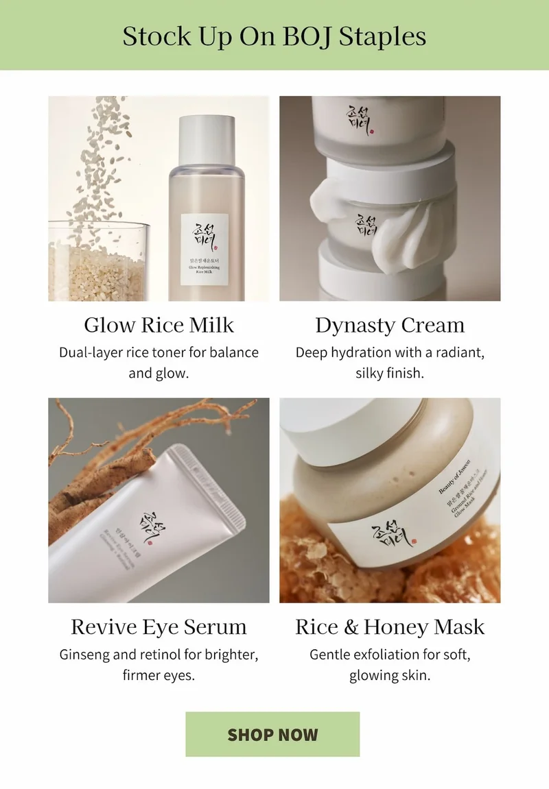 Ground Rice and Honey Glow Mask and Glow Serum