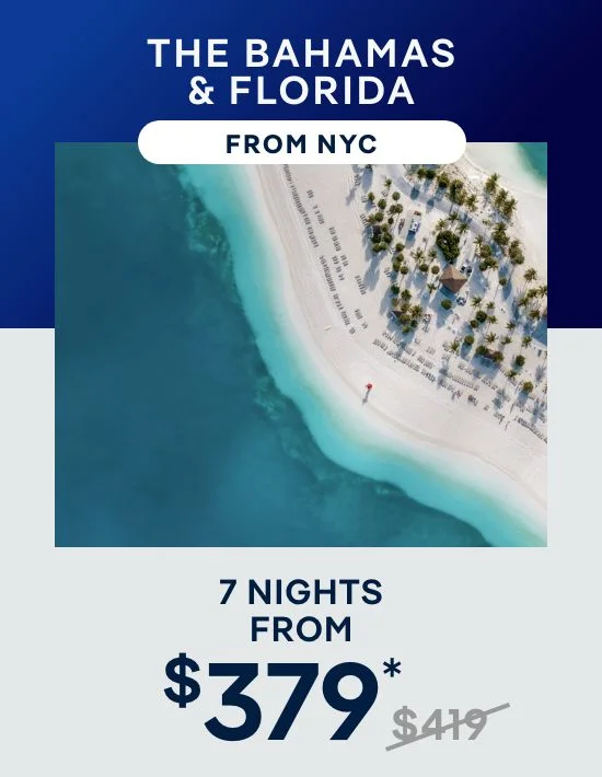 The Bahamas & Florida From NYC (Brooklyn) – 7 Nights From $379* (Was $419) – Click to View Cruises & Book Now