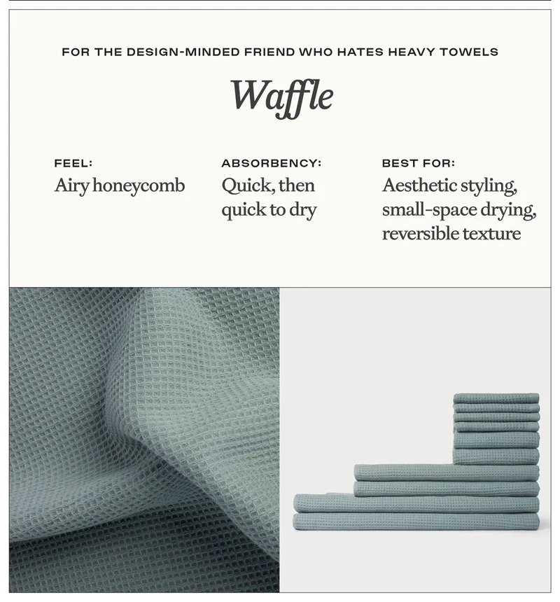 waffle bath collection