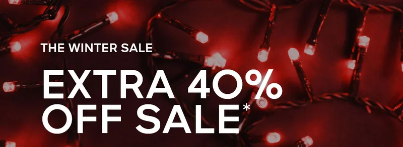 THE WINTER SALE EXTRA 40% OFF SALE*