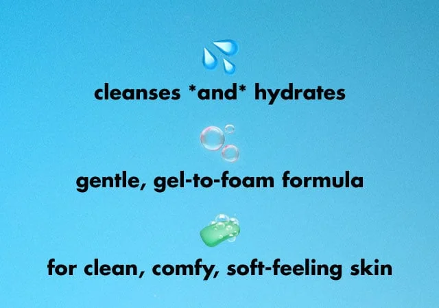 Cleanses and hydrates