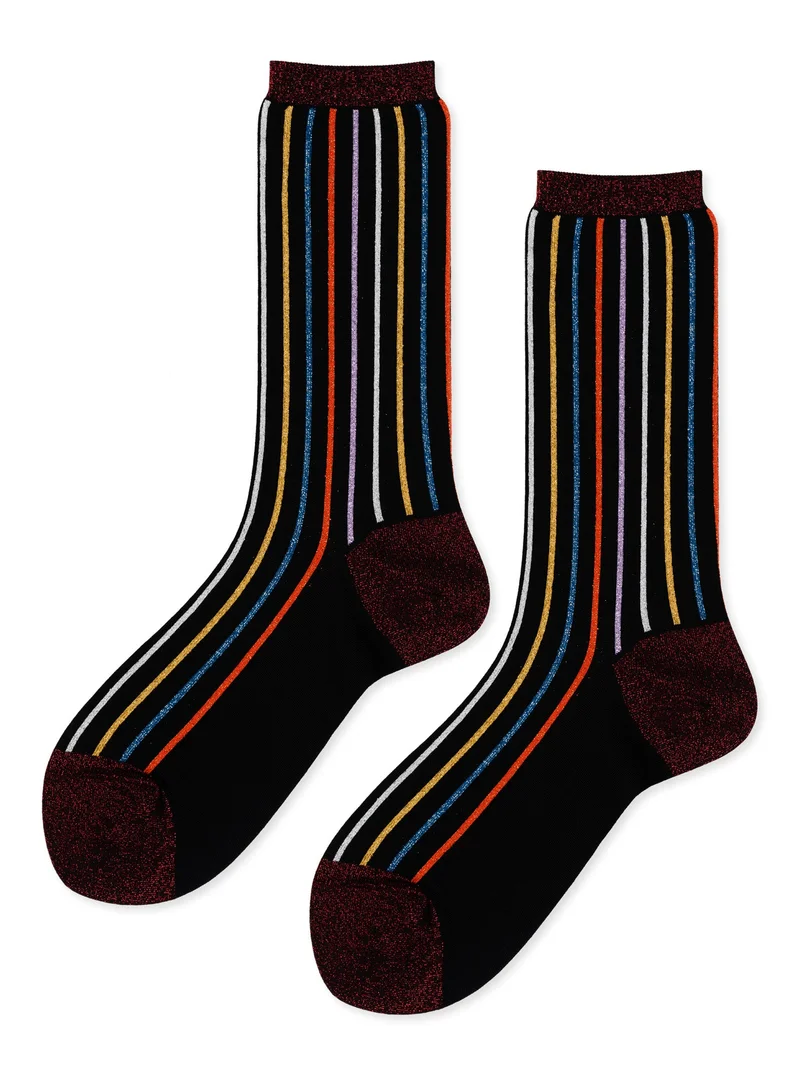 Image of Thin Stripe Sparkle Crew