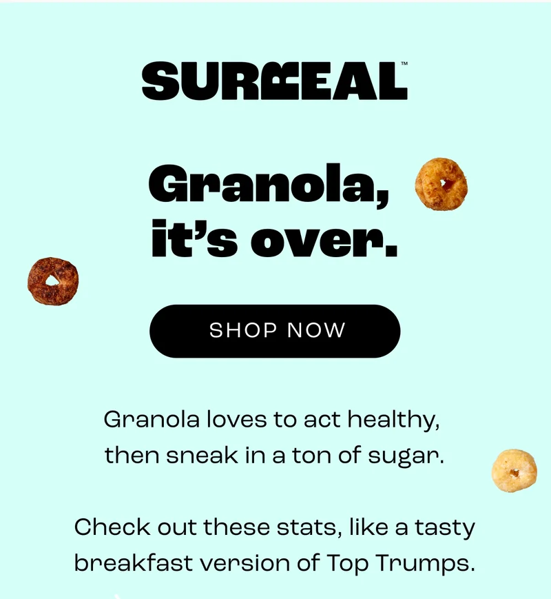Granola, its over