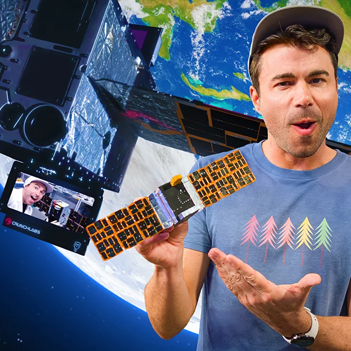 Your selfie. Displayed on a Pixel. In space.