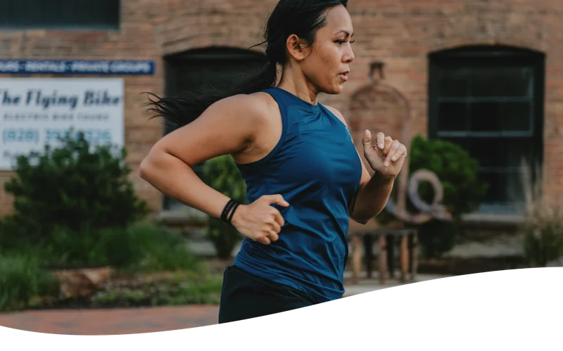 woman running